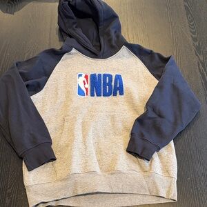 Zara Kids Navy and Gray NBA Hoodie